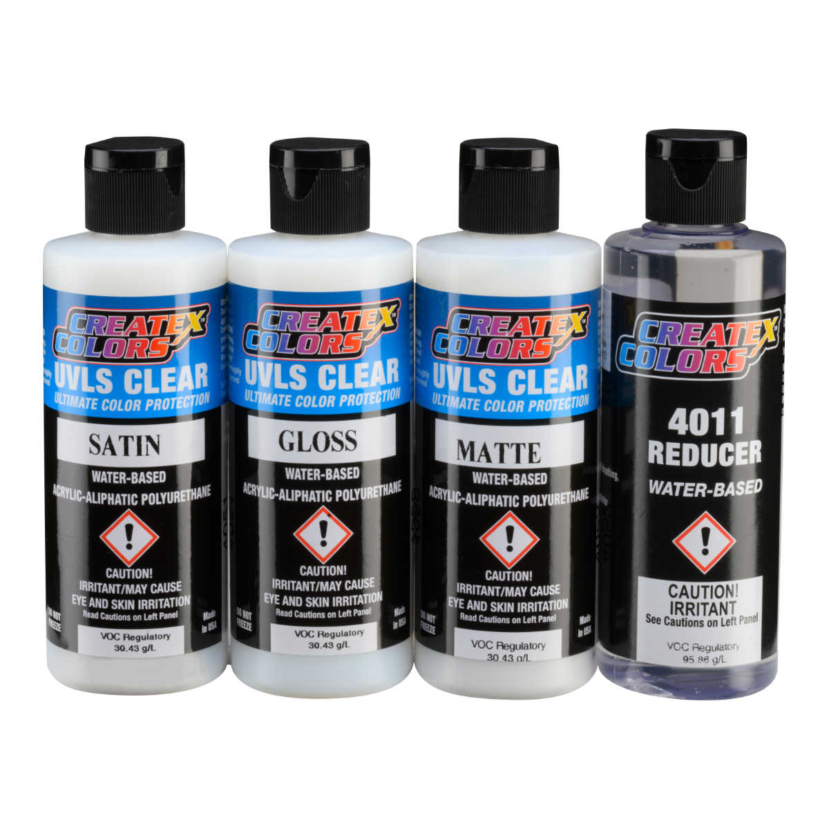 Createx Colors Paint Sets – 4055 Createx UVLS Clears – Sampler Set