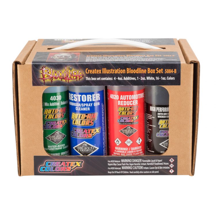 Illustration Colors Paint Sets – 5084-B Createx Illustration Bloodline Box Set