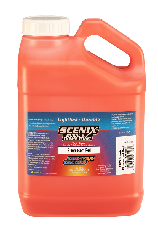 Scenix Mural and Theme Fluorescents – 7103 Scenix Fluorescent Red