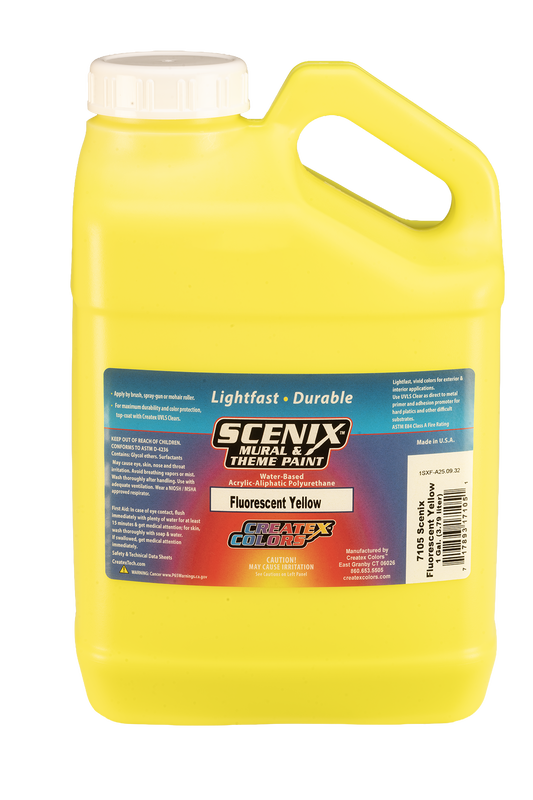 Scenix Mural and Theme Fluorescents – 7105 Scenix Fluorescent Yellow