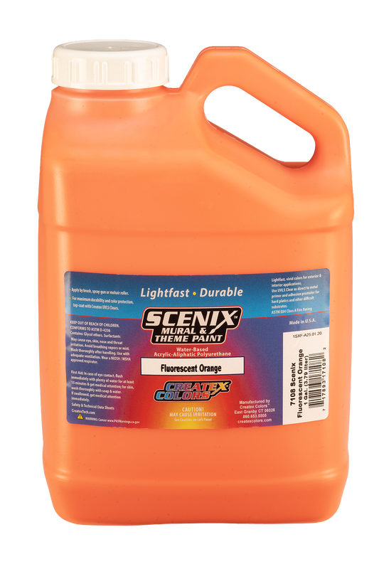 Scenix Mural and Theme Fluorescents – 7108 Scenix Fluorescent Orange