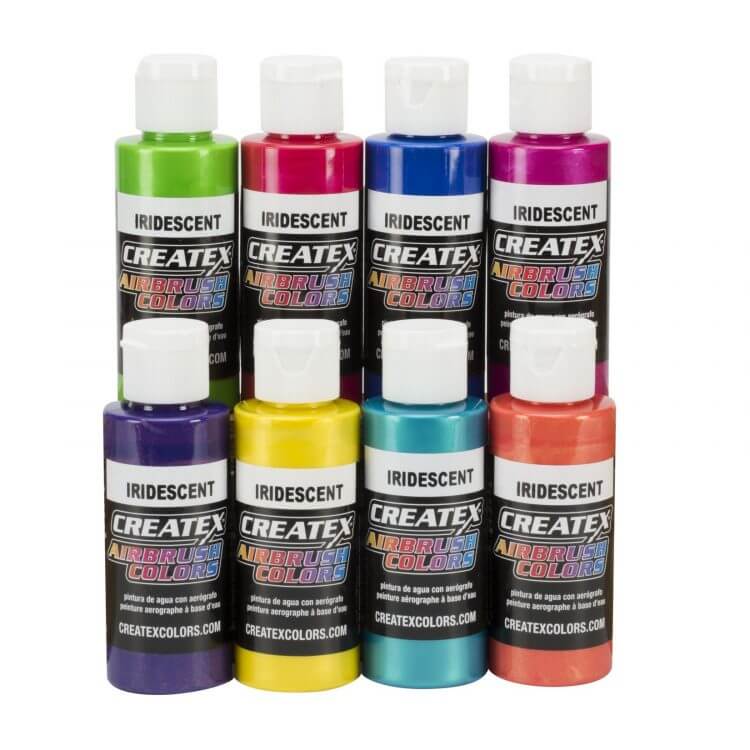 Airbrush Colors Paint Sets – 5825-02 AB Iridescents (8 colors)