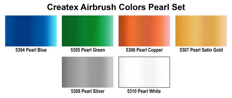 Airbrush Colors Paint Sets – 5804-00 2oz. AB Pearl Set
