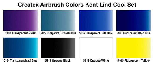 Airbrush Colors Paint Sets – 5815-00 AB – Kent Lind Cool Airbrush Set