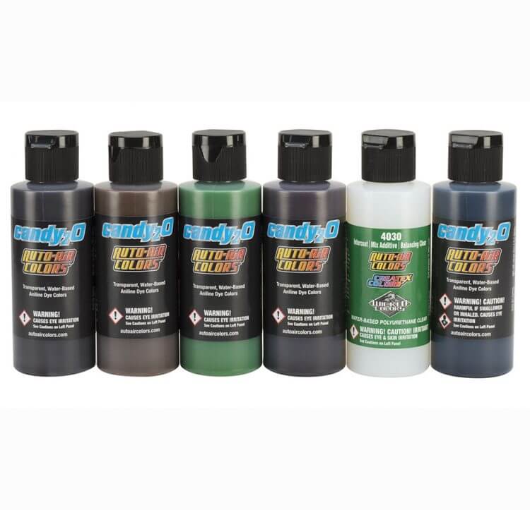 Candy2o Paint Sets – 4680-00 2oz. candy2o Primary Set – Createx Colors