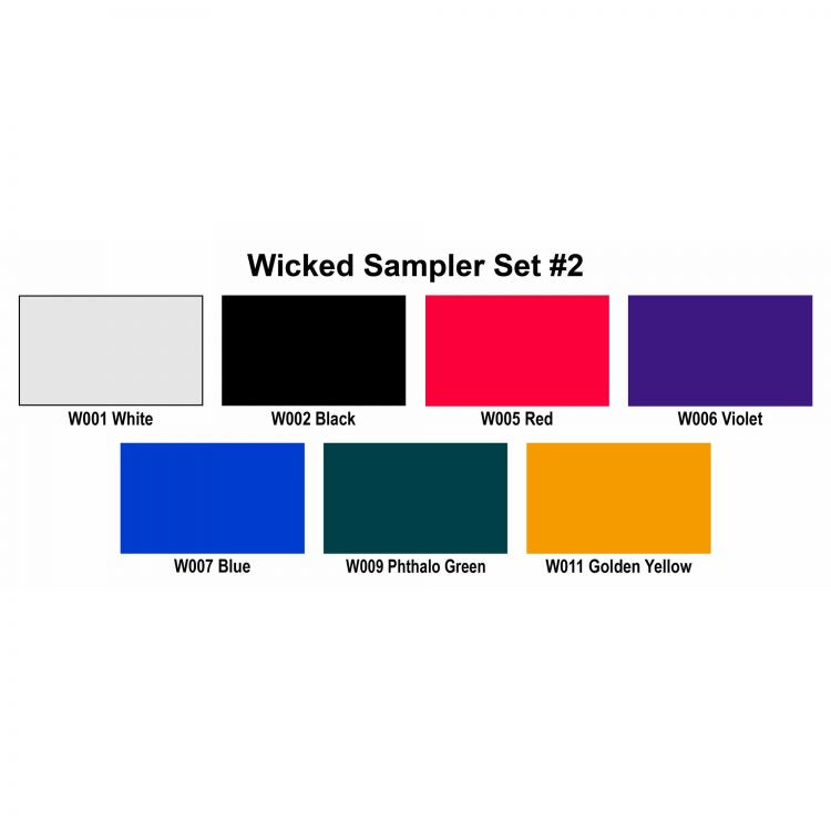 Wicked Colors Paint Sets – W102-00 2oz Wicked Sampler Set #2