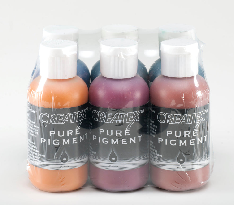 Pure Pigment Paint Sets – 3502-00 2oz. Extended PP Color Set – Createx ...