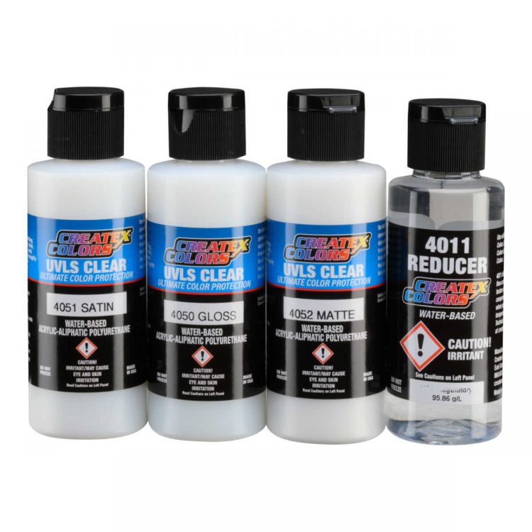 Createx Colors Paint Sets – 4055 Createx UVLS Clears – Sampler Set