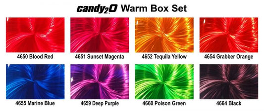 Candy2o Paint Sets – 4967-D candy2o 4oz. Box Set – Warm
