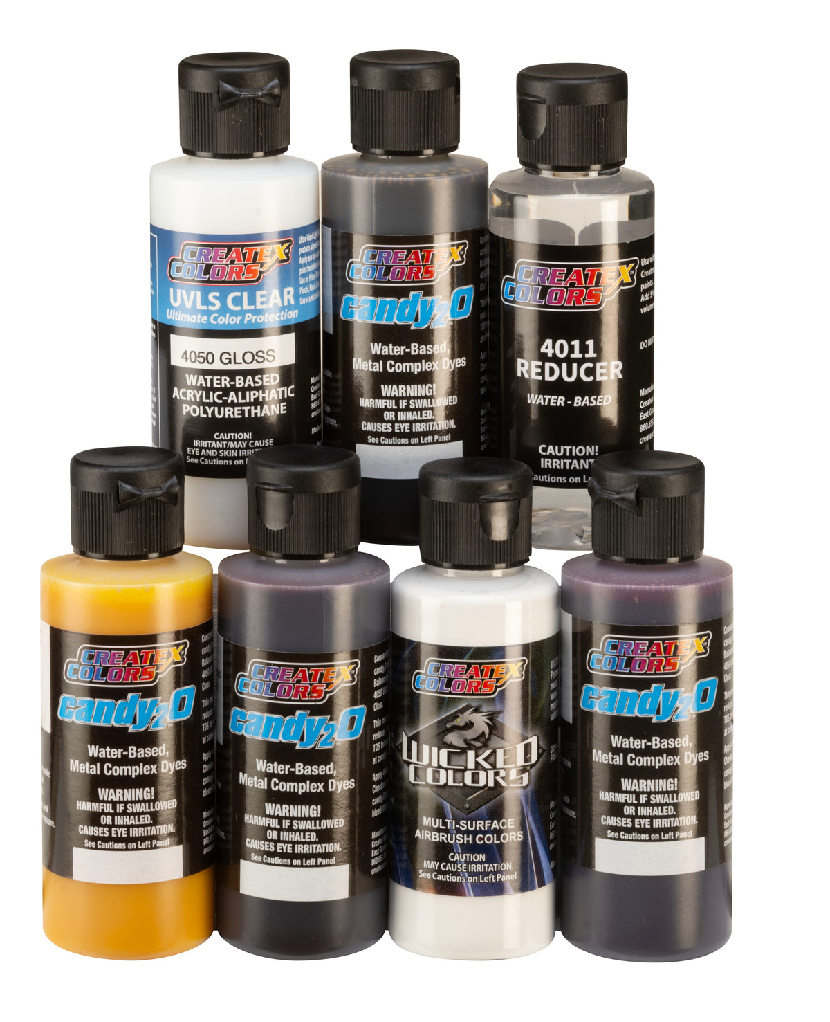 Candy2o Paint Sets – 4970 candy2o Real Fire Set – Createx Colors