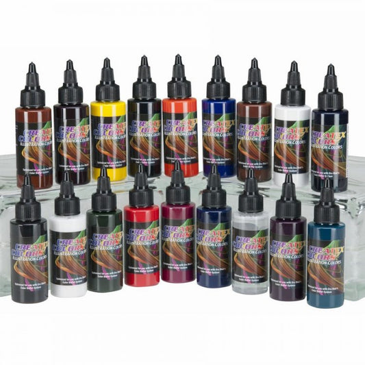 Illustration Colors Paint Sets – 5080-00 2oz. Createx Illustration Color Wheel Set