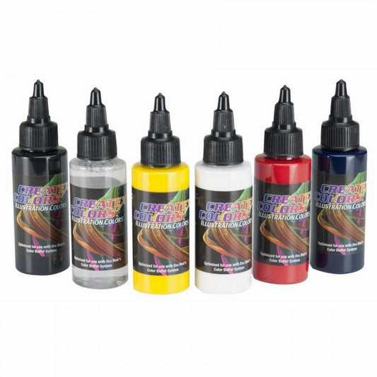 Createx Illustration Colors Kit 18 colors 30 ml Createx Illustration Colors Kit 18 colors 30 ml
