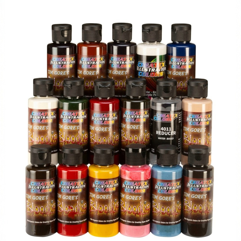 Illustration Colors Paint Sets – 5083-00 2oz. Createx Illustration Bloodline Master Set