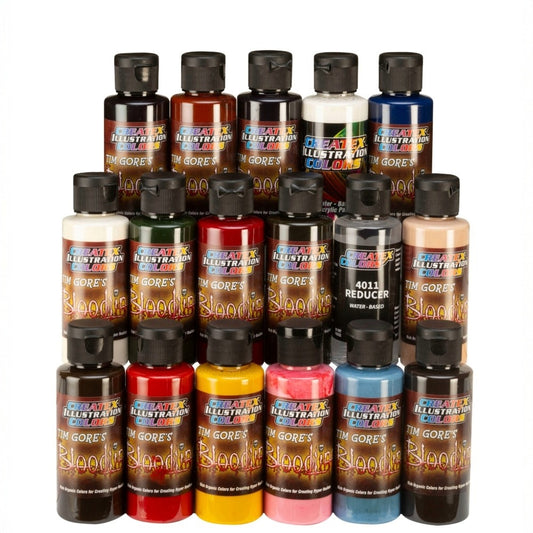 Illustration Colors Paint Sets – 5083-00 2oz. Createx Illustration Bloodline Master Set