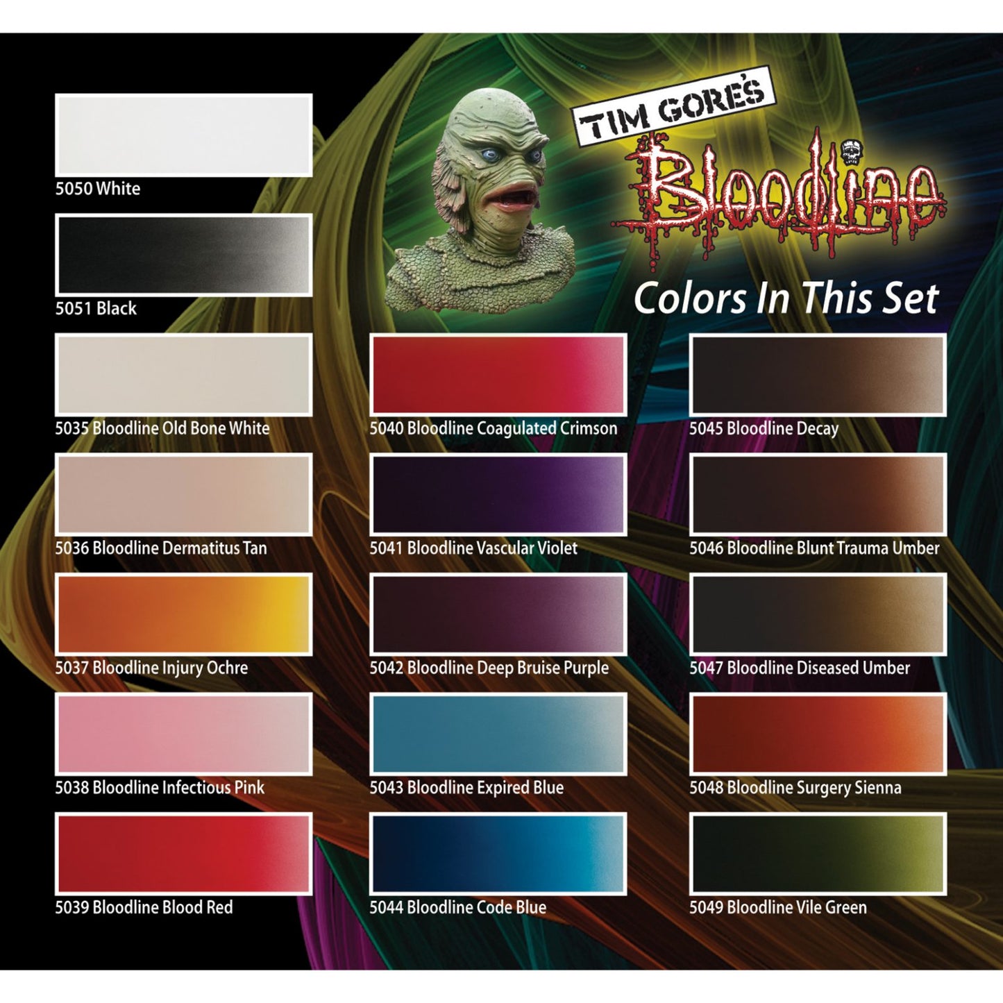 Illustration Colors Paint Sets – 5084-B Createx Illustration Bloodline Box Set