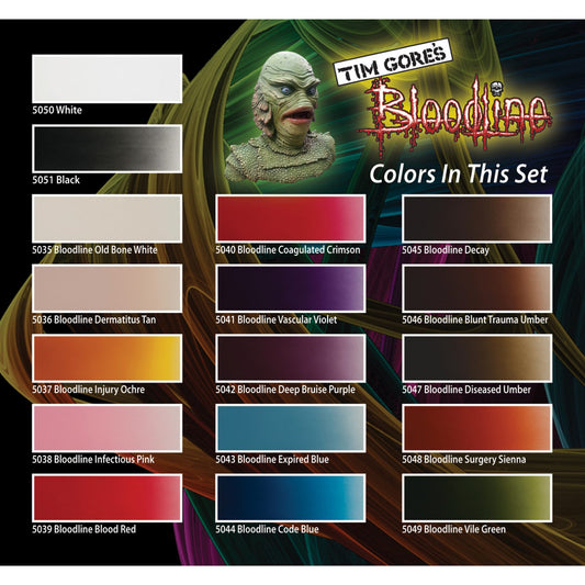 Illustration Colors Paint Sets – 5084-B Createx Illustration Bloodline Box Set
