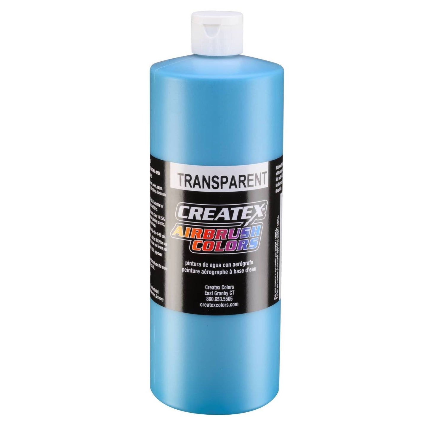 Createx Airbrush Colors - 5105 Transparent Caribbean Blue