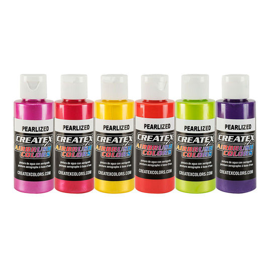 Airbrush Colors Paint Sets – 5811-00 2oz. AB Pearlized Sampler Set