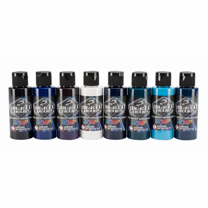Wicked Colors Paint Sets – W114-00 Wicked Kent Lind Cool Set – Createx ...
