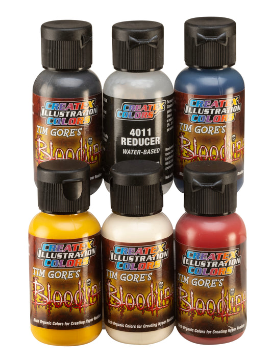 Illustration Colors Paint Sets – 5083-05 1oz. Createx Illustration Bloodline Type A- Set