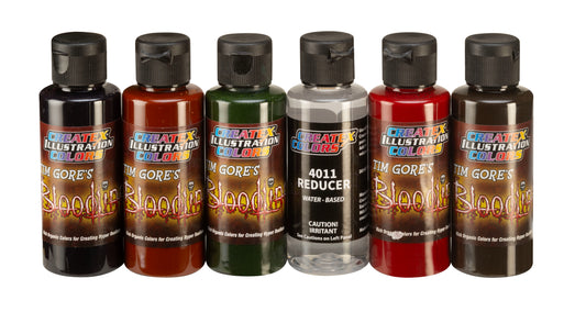 Bloodline Colors Paint Sets – 5083-02 2oz. Createx Illustration Bloodline Type B+ Set