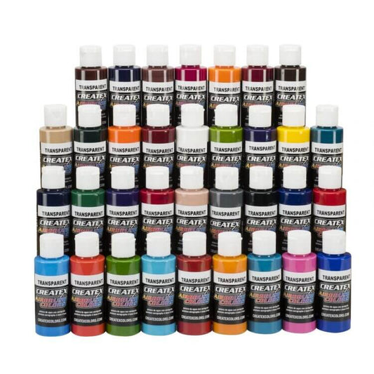 Airbrush Colors Paint Sets – 5821-02 AB Transparent (34 colors)