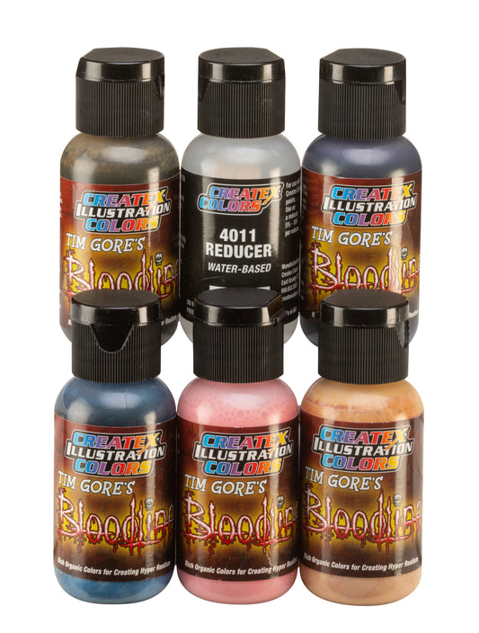 Illustration Colors Paint Sets – 5083-07 1oz. Createx Illustration Bloodline Type O- Set