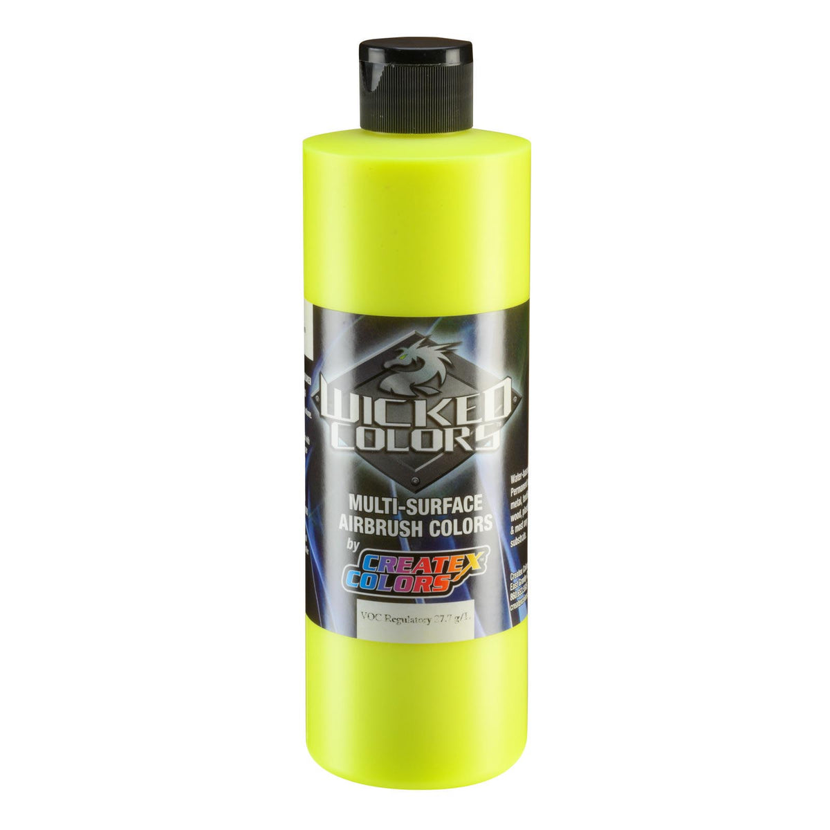 Yellow Color Shop Wicked Colors – W024 Fluorescent Yellow – Createx Colors