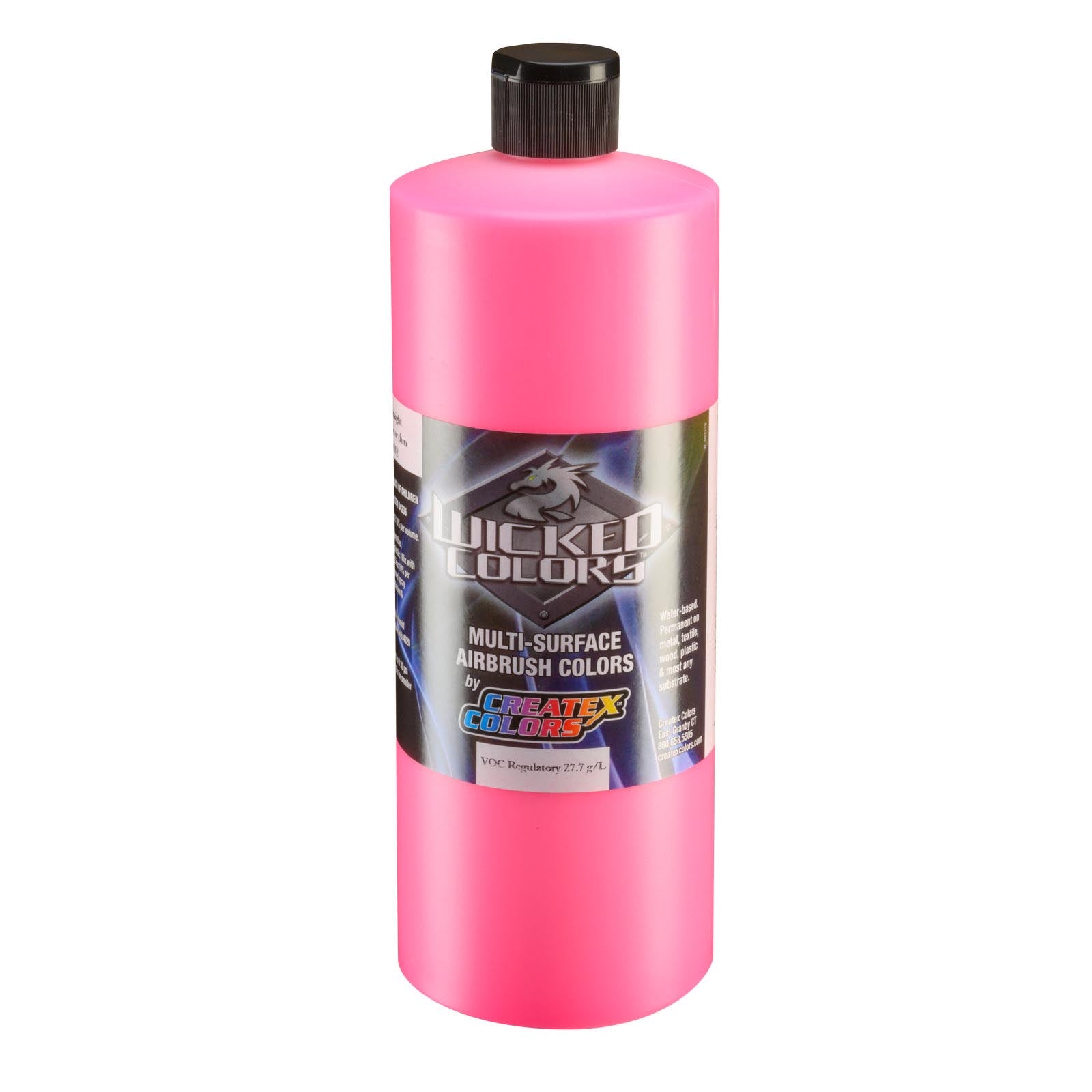Wicked Colors – W026 Fluorescent Pink – Createx Colors