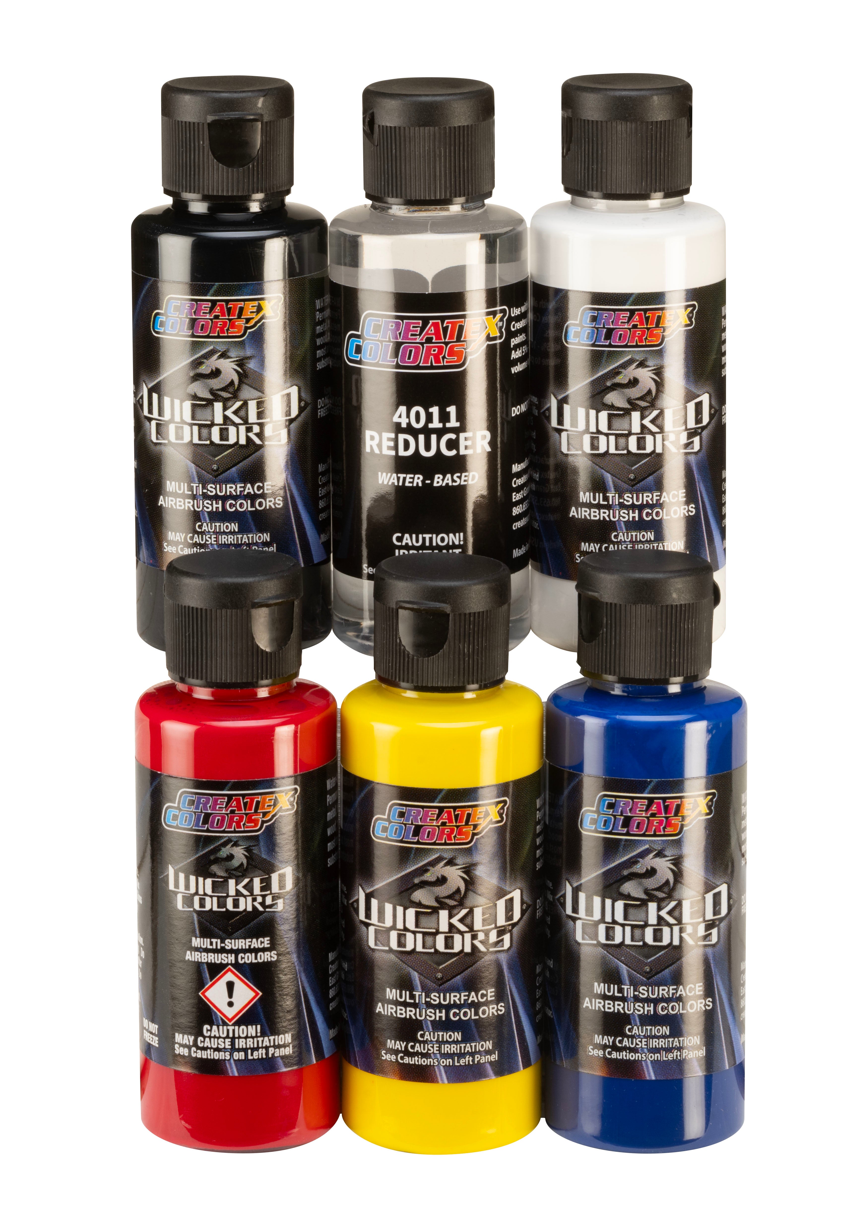 【ディケイドワークス】クラックペイント Wicked Colors Paint Sets – W110-00 2oz Wicked Detail Sampler Set
