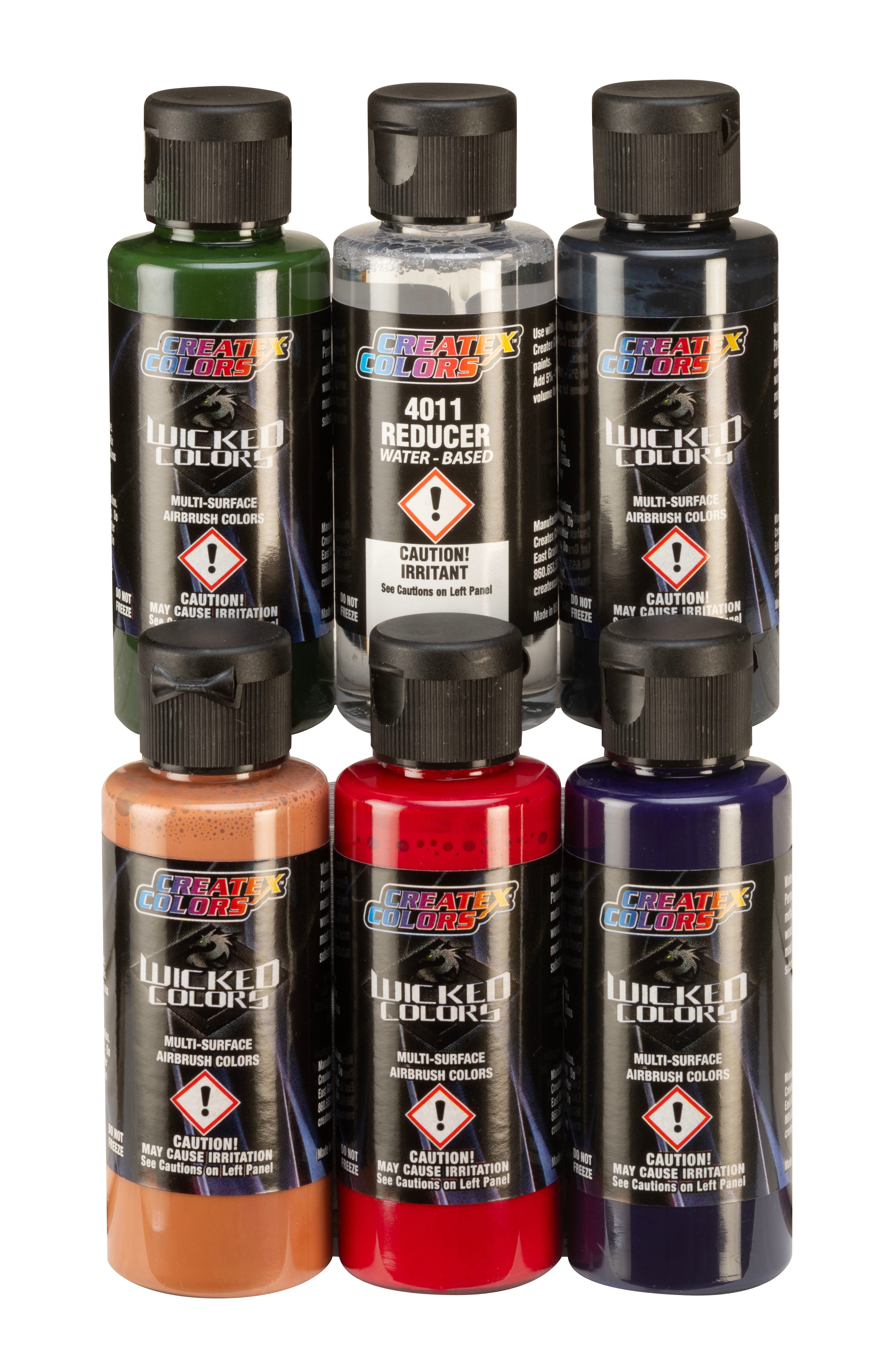 Wicked Colors Paint Sets – W111-00 2oz Wicked Detail Flesh Tone Set ...