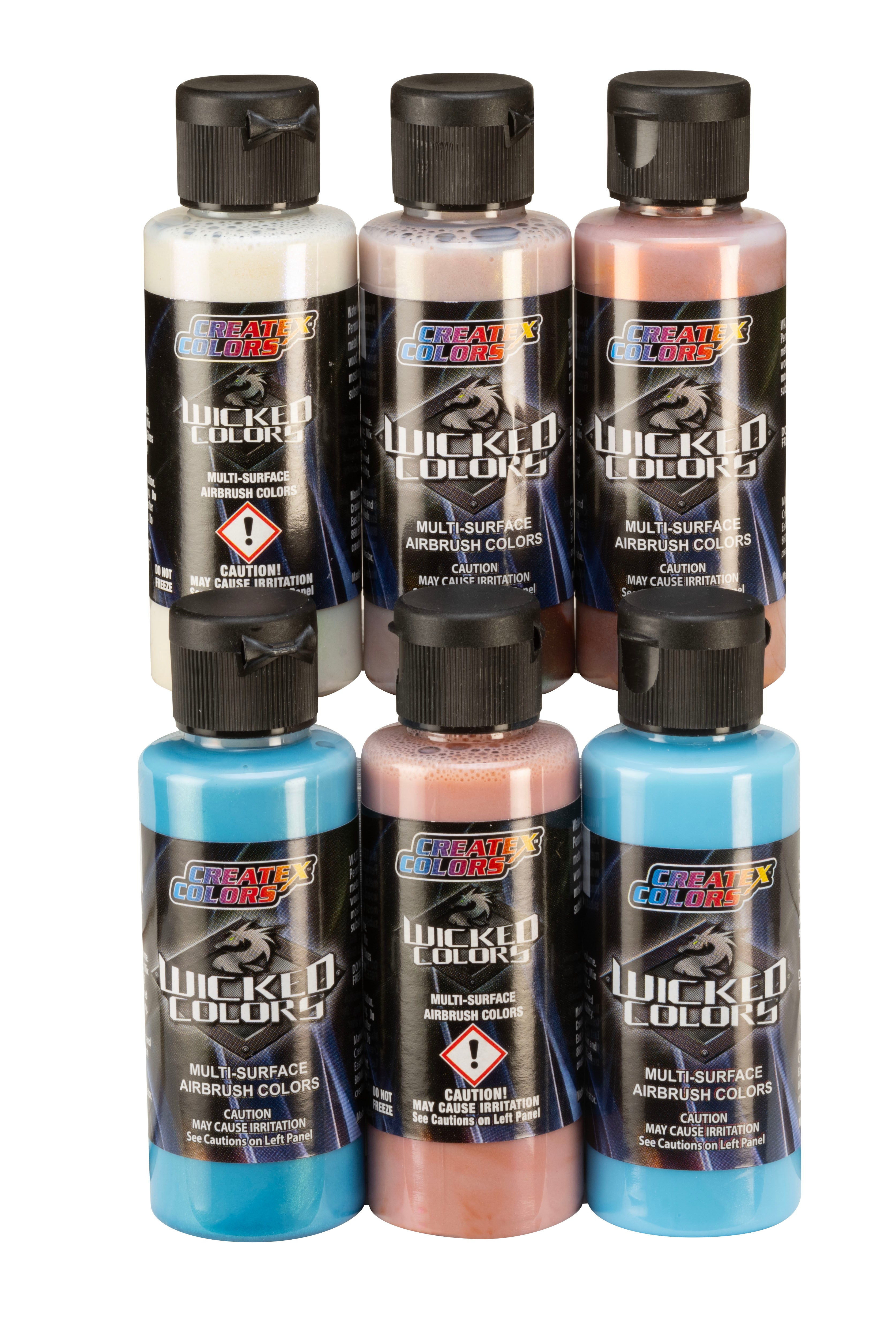 Wicked Colors Paint Sets – W135-02 Wicked Colors Flair Set – 6 x 2oz ...