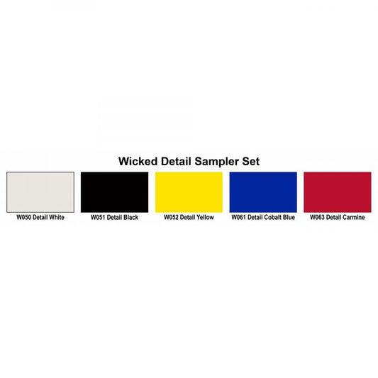 Wicked Colors Paint Sets – W110-00 2oz Wicked Detail Sampler Set